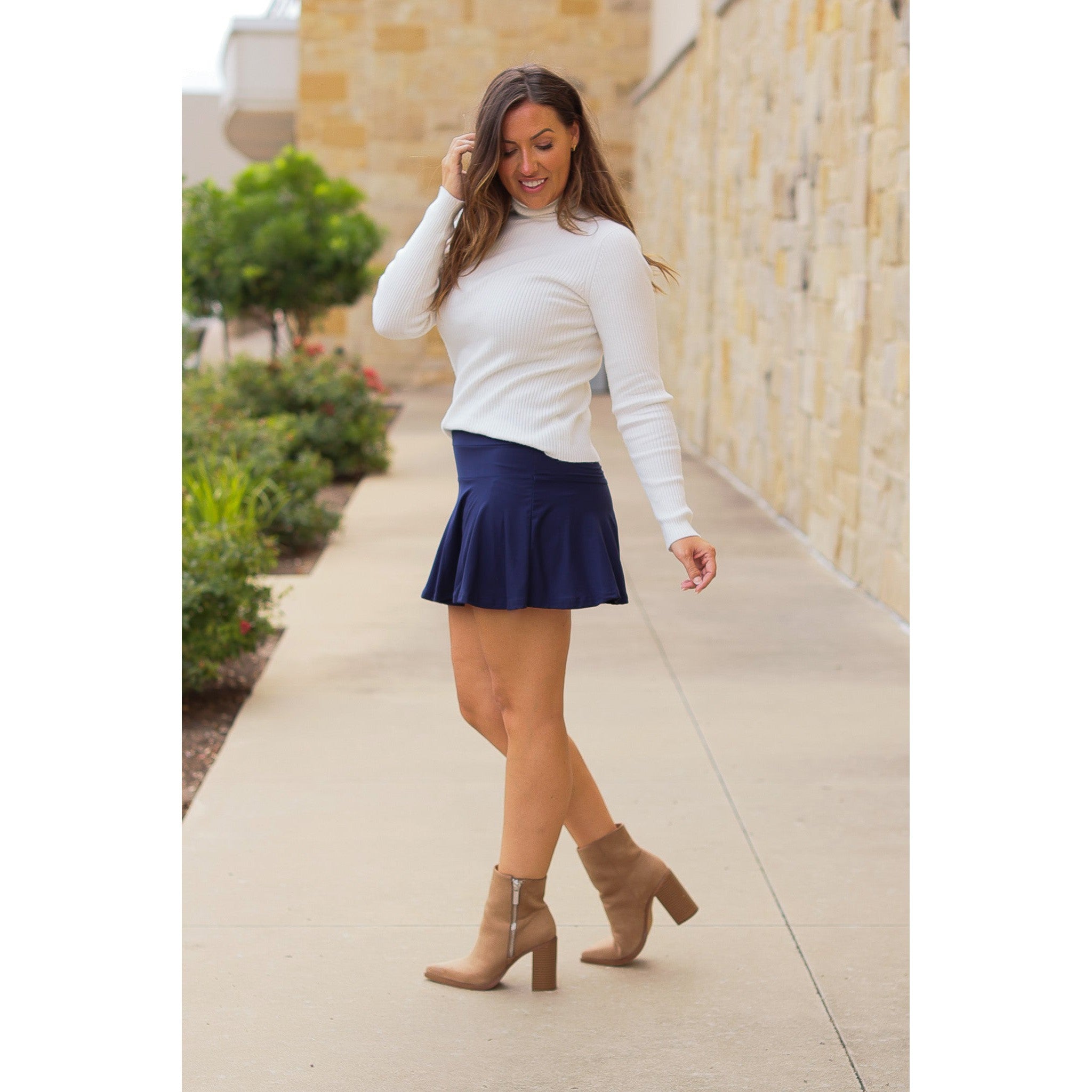 Ready to Ship | The Josie Navy Skort